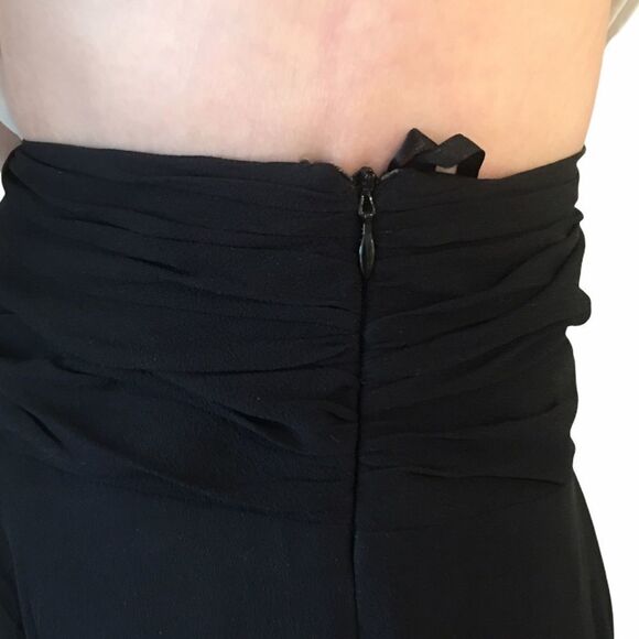 Spencer Jeremy Black Layered Silk Skirt - Picture 10 of 13